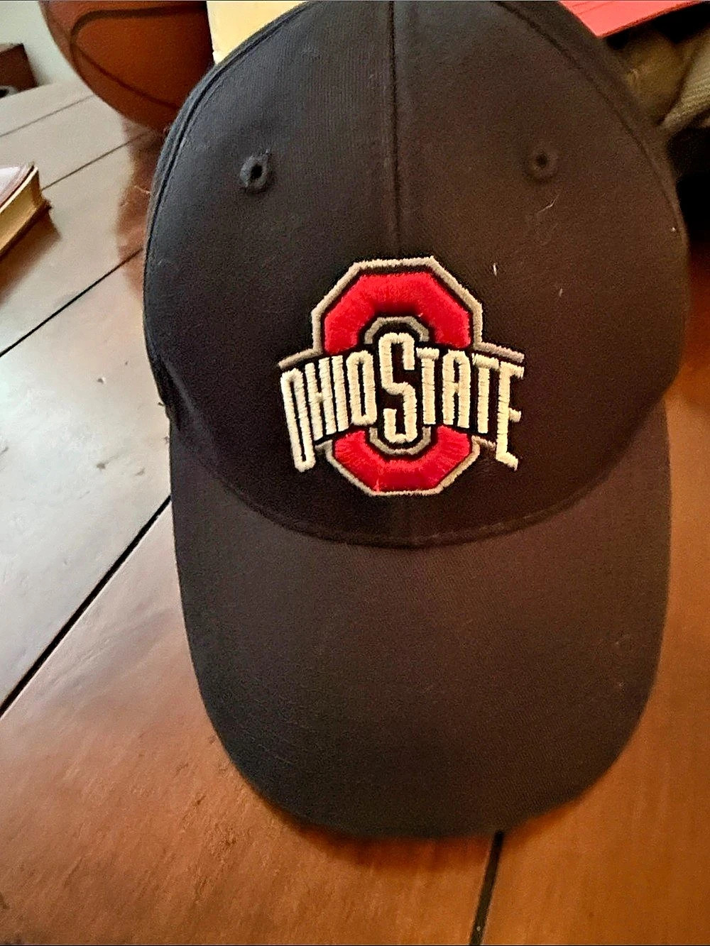 Ohio State Black & Red Cap